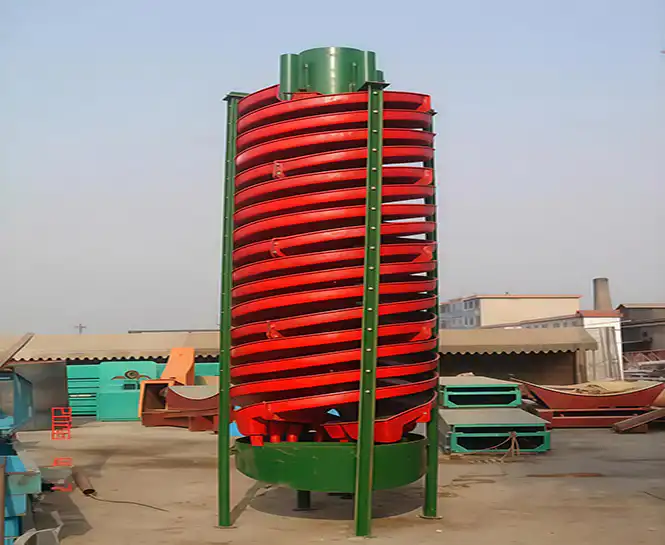 spiral chute machine