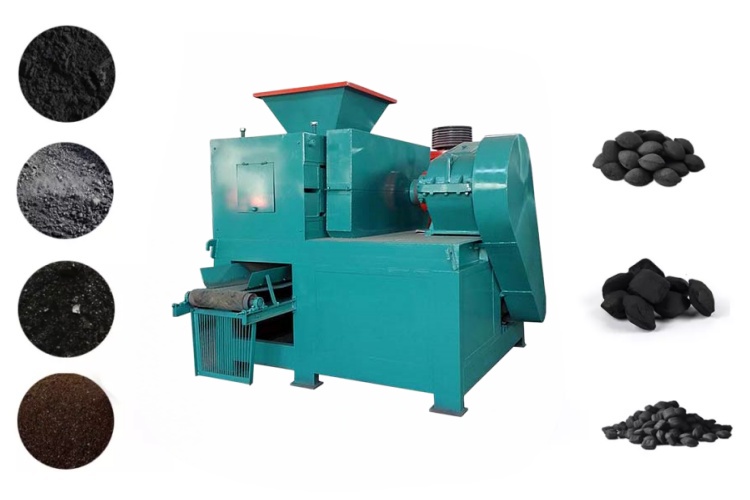 materials of coal briquette machine